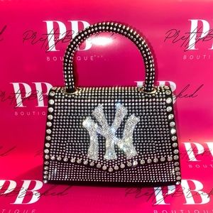 Ny silver bling purse